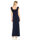 Alex Evenings Women's Long Cowl Back Dress