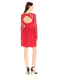 GUESS Women's Long Sleeve Lace Dress